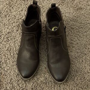G by Guess Dark Brown Ankle Booties